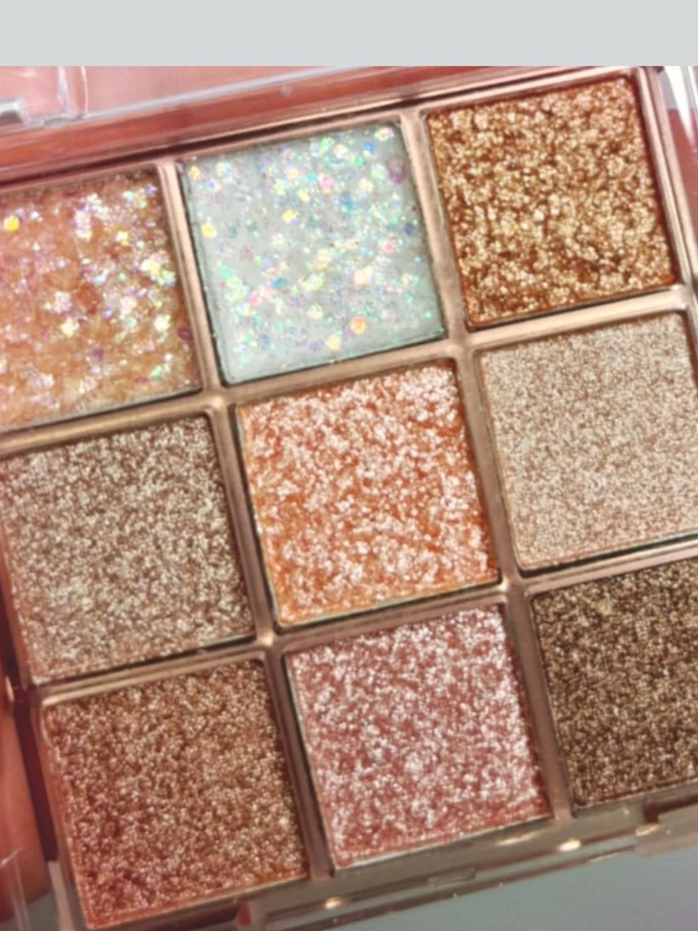 Korean Sparkle Neutral Eye Shadow Makeup Palette Highly Pigmented Long Lasting